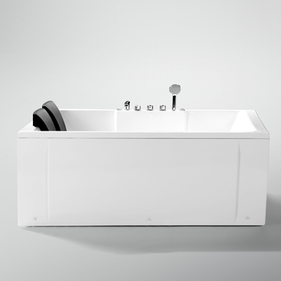 1800mm Whirlpool Massage Acrylic Bathtub for 2 Person Personalized Features Included